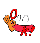 顔は語る（個別スタンプ：35）