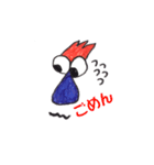トサカくん ボールペンイラスト（個別スタンプ：1）