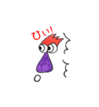 トサカくん ボールペンイラスト（個別スタンプ：9）