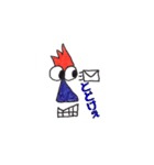 トサカくん ボールペンイラスト（個別スタンプ：24）