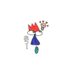 トサカくん ボールペンイラスト（個別スタンプ：34）