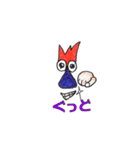 トサカくん ボールペンイラスト（個別スタンプ：36）