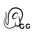 BeBe.Ghost(Daily live)(International)（個別スタンプ：16）