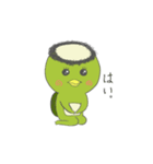 ちりちりカッパ（個別スタンプ：25）