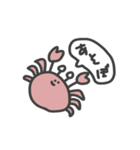海の生き物 蝉描きスタンプ（個別スタンプ：1）