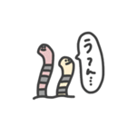 海の生き物 蝉描きスタンプ（個別スタンプ：12）