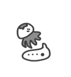 海の生き物 蝉描きスタンプ（個別スタンプ：38）