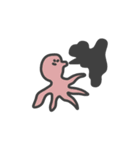 海の生き物 蝉描きスタンプ（個別スタンプ：39）