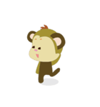 Funny Little Monkeys（個別スタンプ：1）