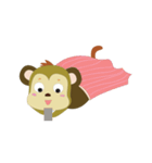 Funny Little Monkeys（個別スタンプ：4）