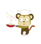 Funny Little Monkeys（個別スタンプ：12）