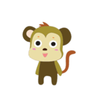 Funny Little Monkeys（個別スタンプ：16）