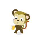 Funny Little Monkeys（個別スタンプ：17）