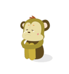 Funny Little Monkeys（個別スタンプ：32）