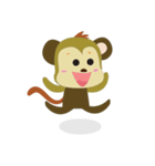 Funny Little Monkeys（個別スタンプ：33）