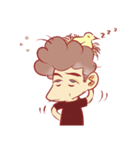 Bird-nest Hair daddy（個別スタンプ：1）