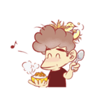Bird-nest Hair daddy（個別スタンプ：3）