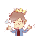 Bird-nest Hair daddy（個別スタンプ：7）