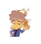 Bird-nest Hair daddy（個別スタンプ：8）