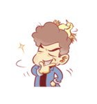 Bird-nest Hair daddy（個別スタンプ：9）