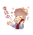Bird-nest Hair daddy（個別スタンプ：22）