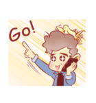 Bird-nest Hair daddy（個別スタンプ：23）