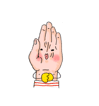 手はものを言う（個別スタンプ：23）