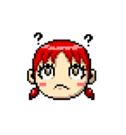 ドット絵ガール（個別スタンプ：6）