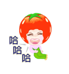 Tomato playful girl ( 5 )（個別スタンプ：12）