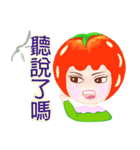 Tomato playful girl ( 5 )（個別スタンプ：25）