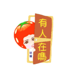 Tomato playful girl ( 5 )（個別スタンプ：30）