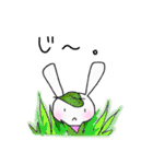 うさぎ界のモデル（個別スタンプ：4）