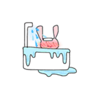 うさぎ界のモデル（個別スタンプ：8）