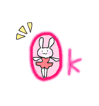 うさぎ界のモデル（個別スタンプ：12）