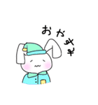 うさぎ界のモデル（個別スタンプ：18）