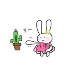 うさぎ界のモデル（個別スタンプ：22）