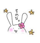 うさぎ界のモデル（個別スタンプ：23）
