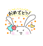 うさぎ界のモデル（個別スタンプ：27）