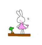 うさぎ界のモデル（個別スタンプ：31）