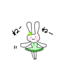 うさぎ界のモデル（個別スタンプ：35）