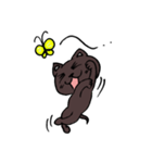 ブラックねこ ジュニア（個別スタンプ：13）