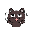 ブラックねこ ジュニア（個別スタンプ：33）
