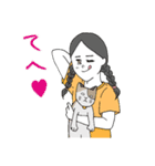 猫と私の日常（個別スタンプ：9）