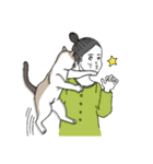 猫と私の日常（個別スタンプ：17）