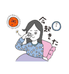 猫と私の日常（個別スタンプ：21）