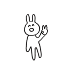 エンジョイうさぎ（個別スタンプ：12）