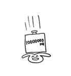 エンジョイうさぎ（個別スタンプ：30）