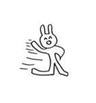 エンジョイうさぎ（個別スタンプ：35）