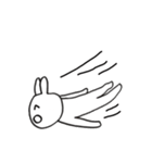 エンジョイうさぎ（個別スタンプ：40）