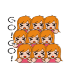 Half of girl（個別スタンプ：24）